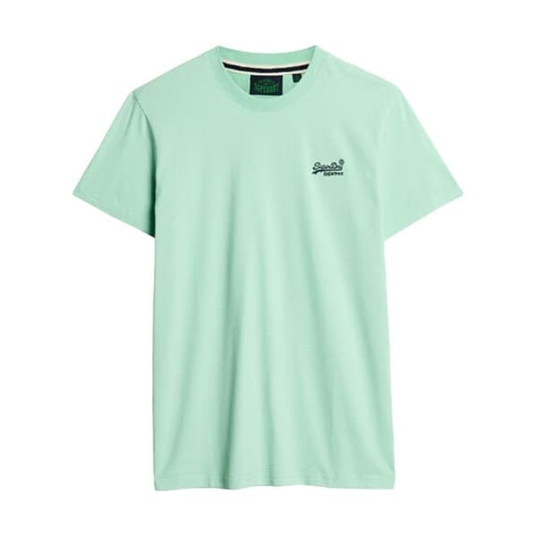 SUPERDRY herr-t-shirt - modell M1011245A 2MD - grön - korta ärmar - rundad krage