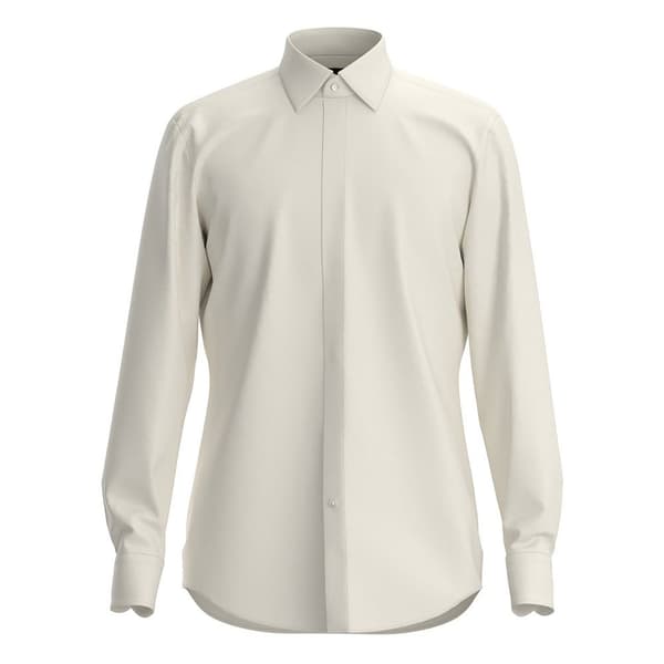 Boss Skjorta Hank Tux1 224 Beige 42 / Regular Man