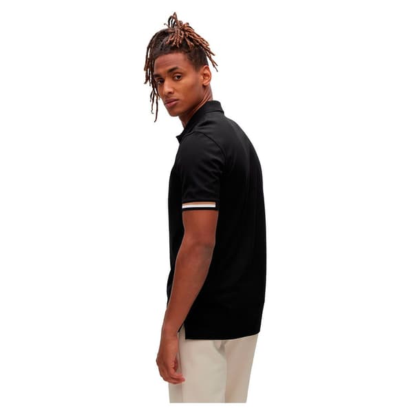 Boss Kortærmet Polo Parlay Sort 3XL Mand