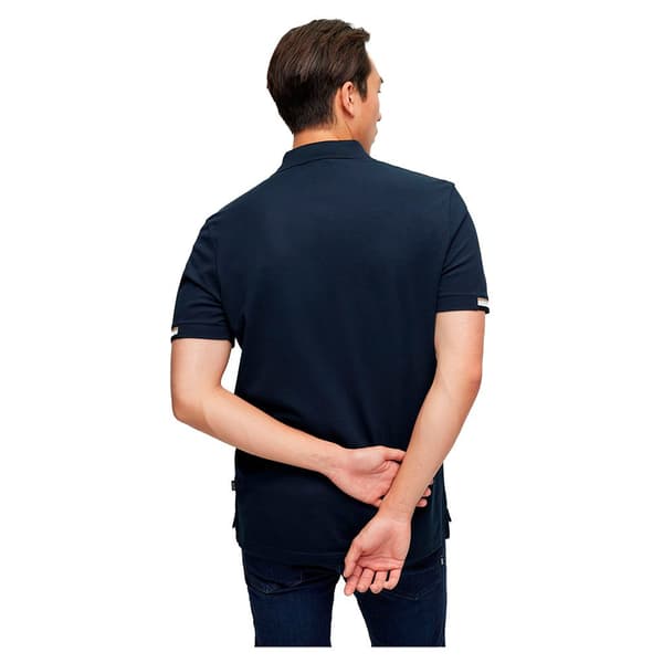 Boss Kortærmet Polo Parlay Sort 3XL Mand