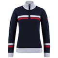 Miniatyrbillede 1 af 3: Swix Blizzard Warm Halv Lynlås Langærmet T-shirt Blå S Kvinde