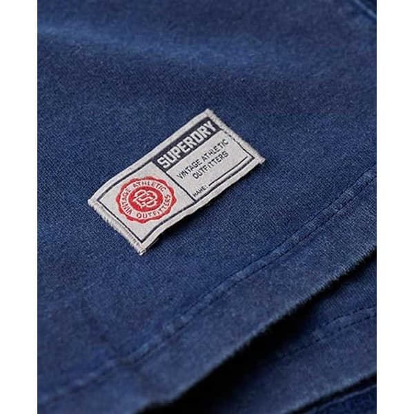 Superdry Vintage Athletic Lyhythihainen T-paita Sininen M Mies