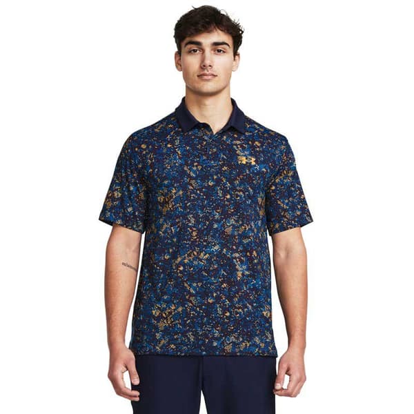 Under Armour Golf Kortærmet Polo Tee To Green Printed  M