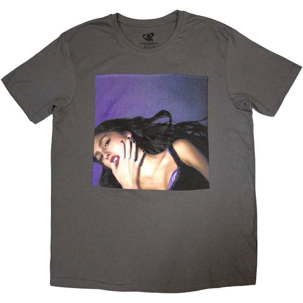 Olivia Rodrigo Guts Album Cover T Shirt Charcoal Grey S