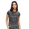 Miniatyrbild 1 av 6: Superdry Retro Rocker T-shirt Med Korta ärmar Grå XS Kvinna