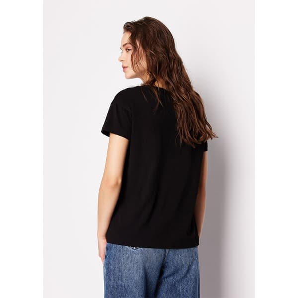 Armani Exchange 3dyt36_yj3rz Lyhythihainen T-paita Musta M Nainen