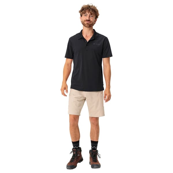 Vaude Lyhythihainen Poolo Essential Polo Musta L Mies
