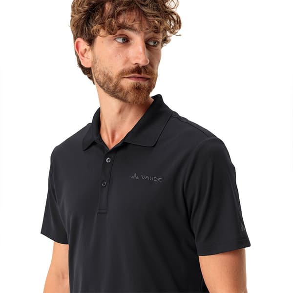 Vaude Lyhythihainen Poolo Essential Polo Musta L Mies