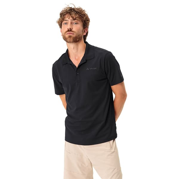 Vaude Lyhythihainen Poolo Essential Polo Musta L Mies