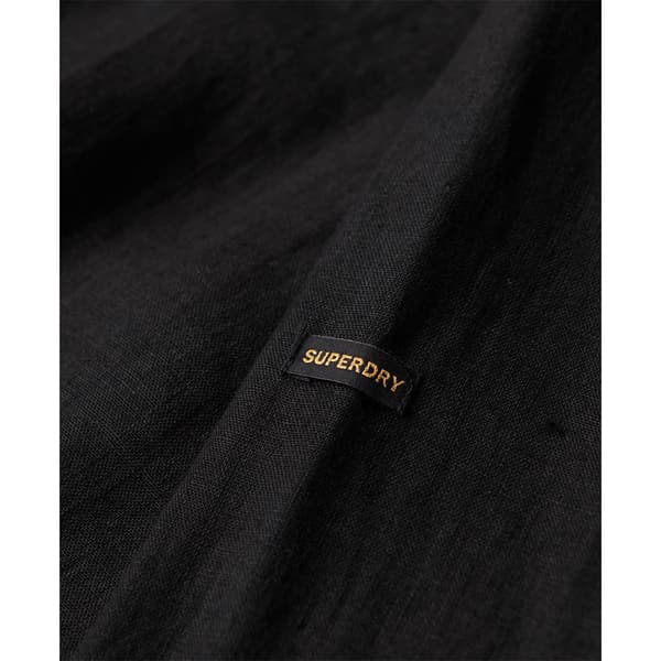 Superdry Långärmad Tröja Studios Casual Linen Svart S Man