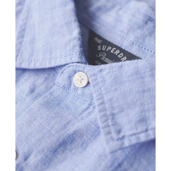 Superdry Långärmad Tröja Studios Casual Linen Blå 2XL Man