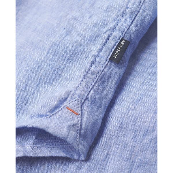Superdry Långärmad Tröja Studios Casual Linen Blå 2XL Man