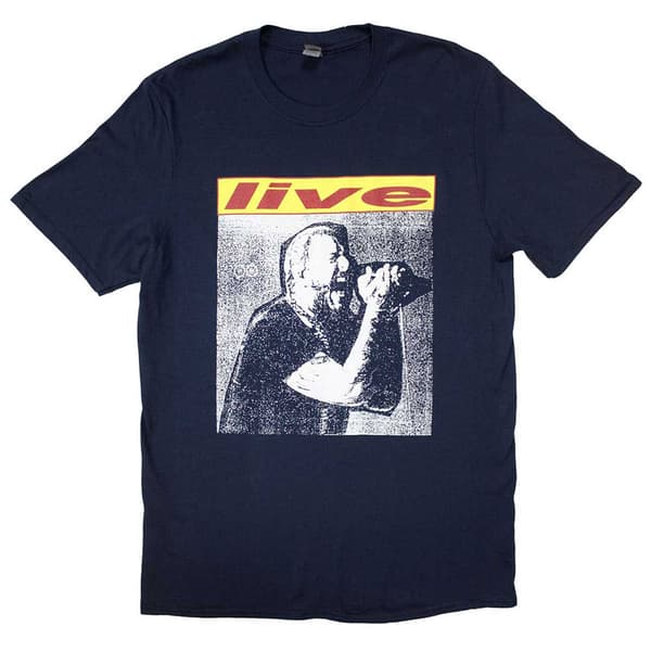 Post Malone Live In Concert T Shirt Navy S
