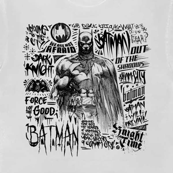 Batman Scribbler T Shirt