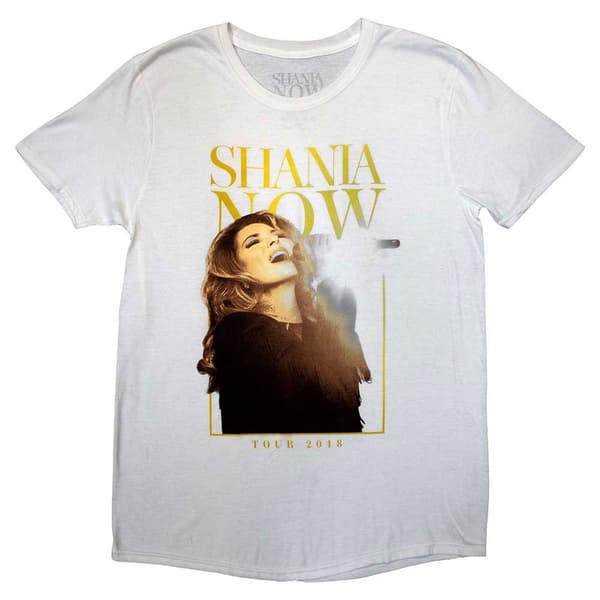 Shania Twain Tour 2018 Mic Photo T Shirt