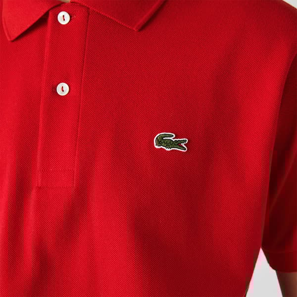 Lacoste Lyhythihainen Poolopaita Caiman Punainen L Mies