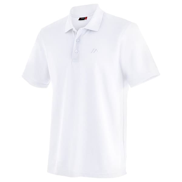 Maier Sports Kortärmad Piké Ulrich Vit 5XL Man