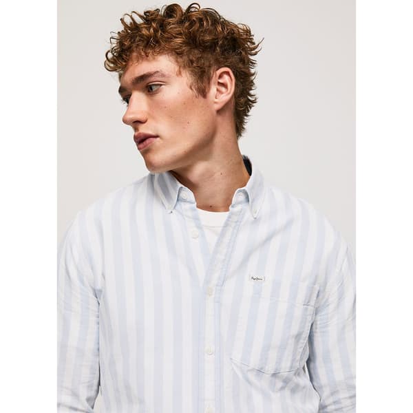 Pepe Jeans Lang ærmet Skjorte Lucius Hvid 2XL Mand