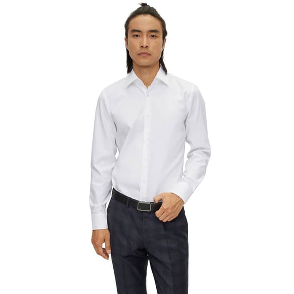 Boss Slim Fit Skjorte H-hank Kent Hvid 37 / Regular Mand