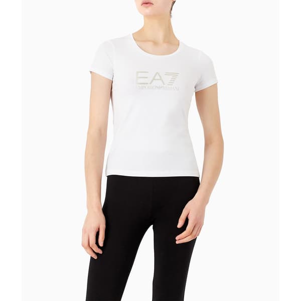 Ea7 Emporio Armani 8ntt66 T-shirt Med Korte ærmer Hvid XS Kvinde