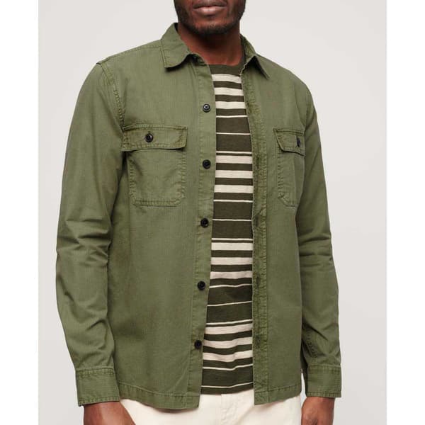 Superdry Långärmad Tröja Military Grönt M Man