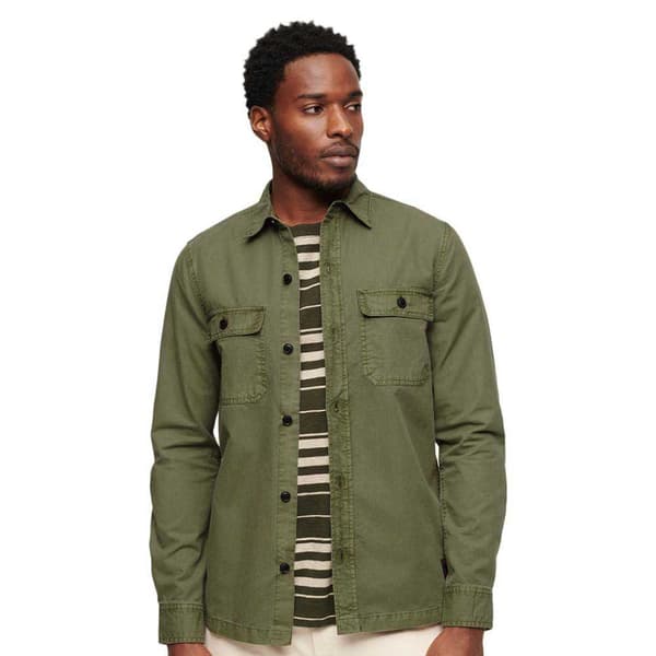Superdry Långärmad Tröja Military Grönt M Man