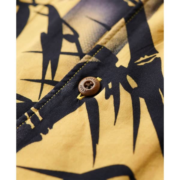 Superdry Kortärmad Tröja Hawaiian Resort Gul XL Man