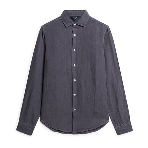 Superdry Långärmad Tröja Studios Casual Linen Grå XL Man