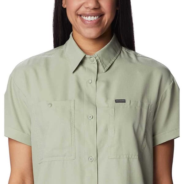 Columbia Kortärmad Tröja Silver Ridge Utility™ Grönt XS Kvinna