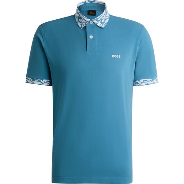Boss Polo Ocean Blå L Man