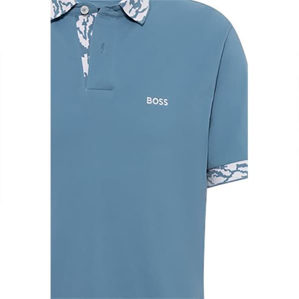 Boss Polo Ocean Blå L Man