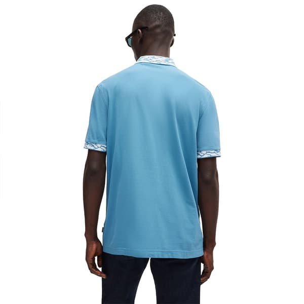 Boss Polo Ocean Blå L Man