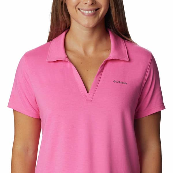 Columbia Kortærmet Polo Sun Trek™ Rosa S Kvinde