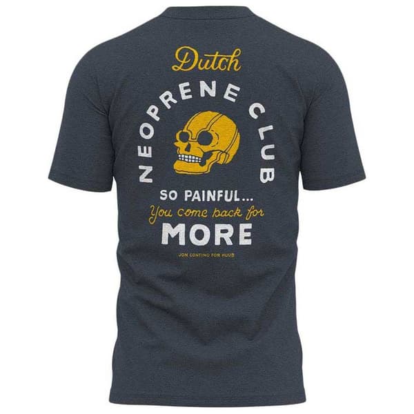 Huub Dutch Neoprene Club T-shirt Med Korte ærmer Grå S Mand