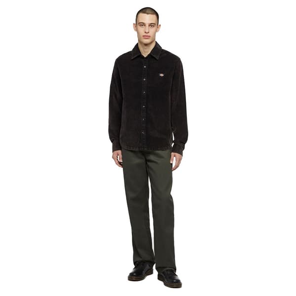 Dickies Lang ærmet Skjorte Chase City Sort L Mand
