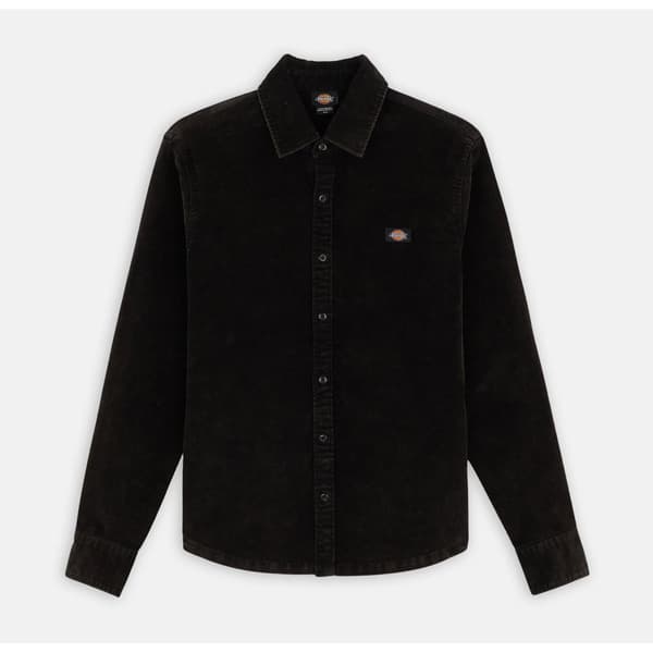 Dickies Lang ærmet Skjorte Chase City Sort L Mand