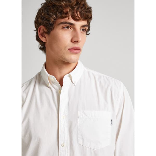Pepe Jeans Pitkähihainen Paita Prince Beige L Mies