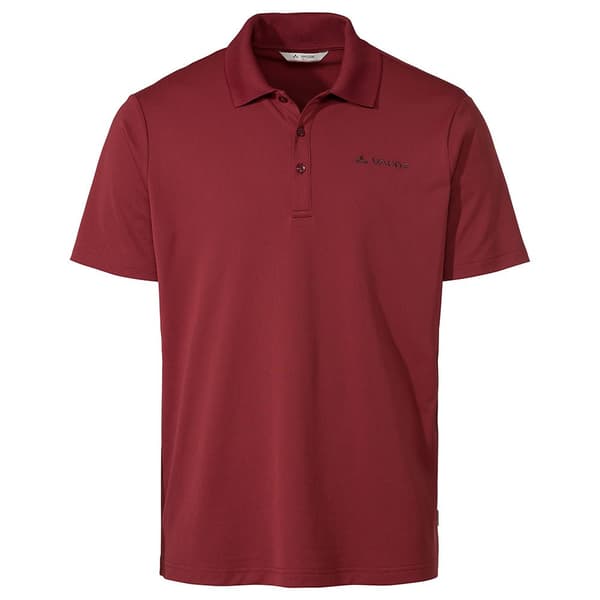 Vaude Essential Polo Kortärmad Polotröja Röd S Man