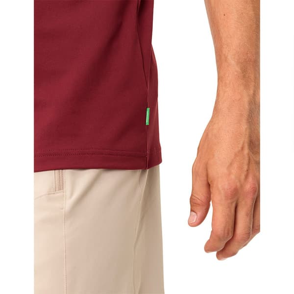 Vaude Essential Polo Kortärmad Polotröja Röd S Man
