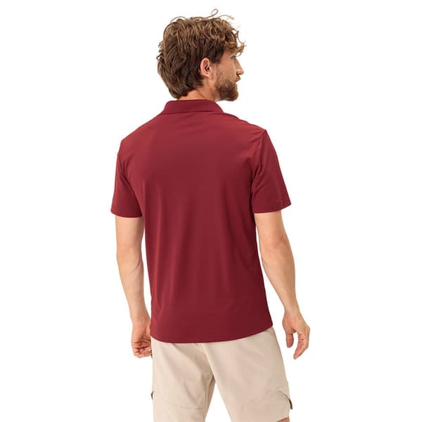 Vaude Essential Polo Kortärmad Polotröja Röd S Man