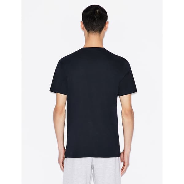Armani Exchange 8nzt75_zja5z Kortärmad T-shirt Med V-ringning Blå L Man