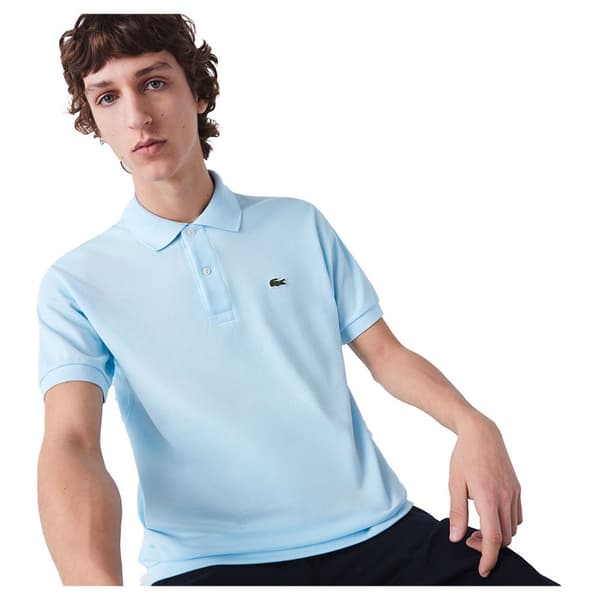 Lacoste Caiman Lyhythihainen Pikeepaita Sininen 2XL Mies