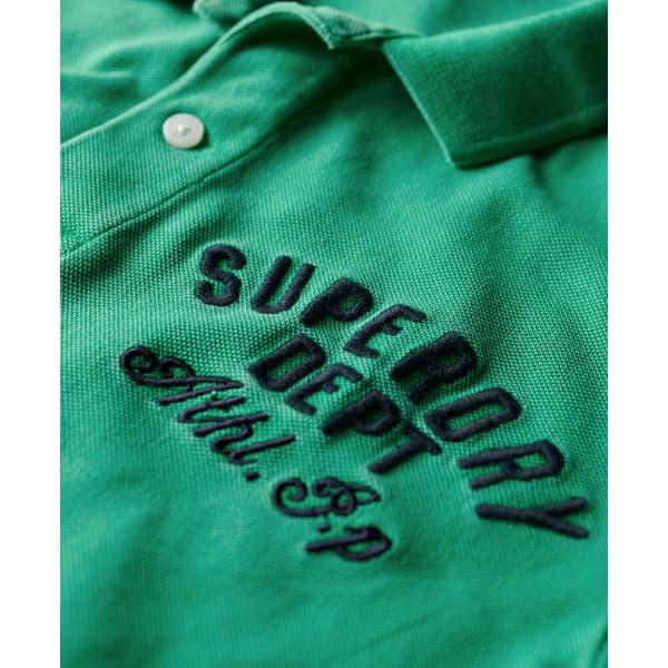 Superdry Vintage Superstate Lyhythihainen Pikeepaita Vihreä XL Mies