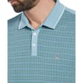Pikkukuva 3 / 3: Original Penguin Basketweave Jacquard Front Lyhythihainen Pikeepaita Sininen S Mies