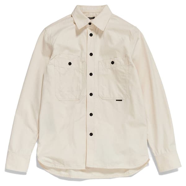 G-star Nimes Regular Fit Skjorta Med Långa ärmar Beige 2XL Man