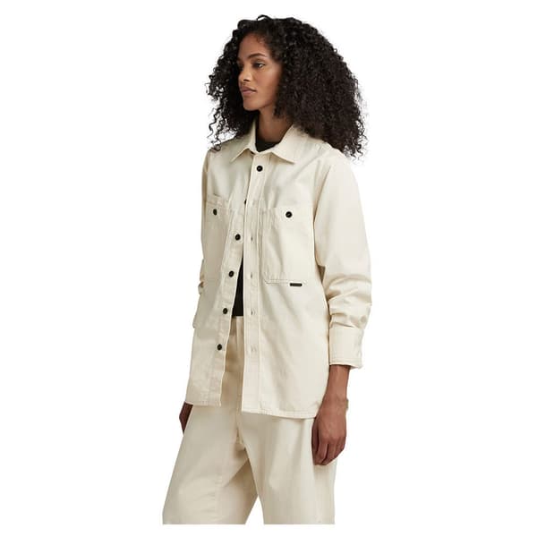 G-star Nimes Regular Fit Skjorta Med Långa ärmar Beige 2XL Man