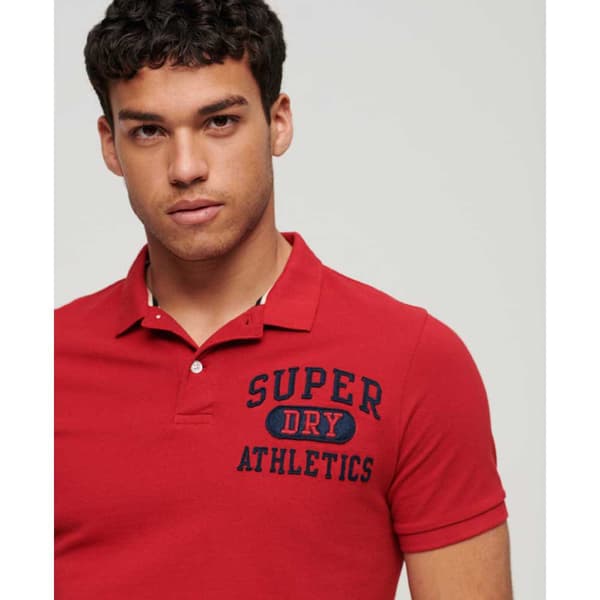 Superdry Vintage Superstate Lyhythihainen Pikeepaita Punainen L Mies