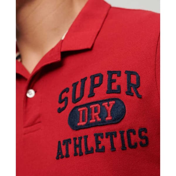 Superdry Vintage Superstate Lyhythihainen Pikeepaita Punainen L Mies