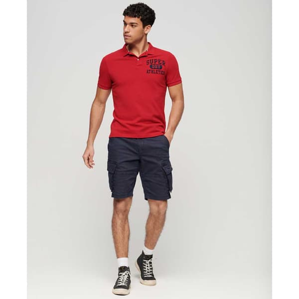 Superdry Vintage Superstate Lyhythihainen Pikeepaita Punainen L Mies