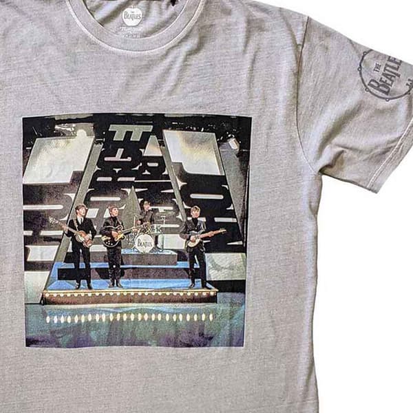 The Beatles On Stage Mud Wash T Shirt
